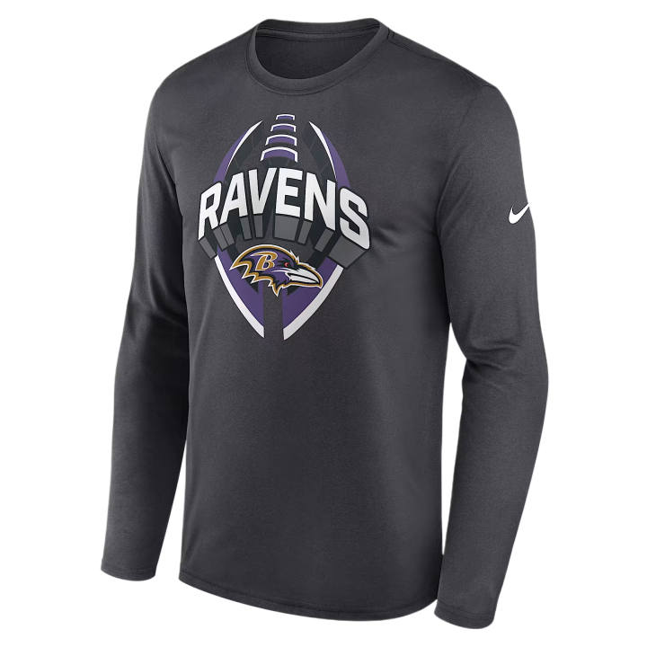 Nike Nike T Shirts Men's Anthracite Crew Neck Moderate