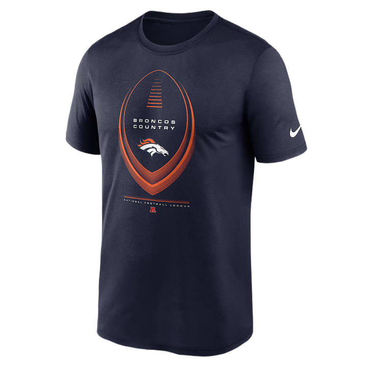 Nike Nike Soccer Jerseys Men's Marine Blue Crew Neck Moderate
