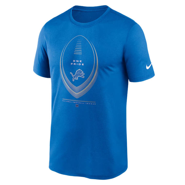 Nike Nike T Shirts Men's Blue Crew Neck Moderate