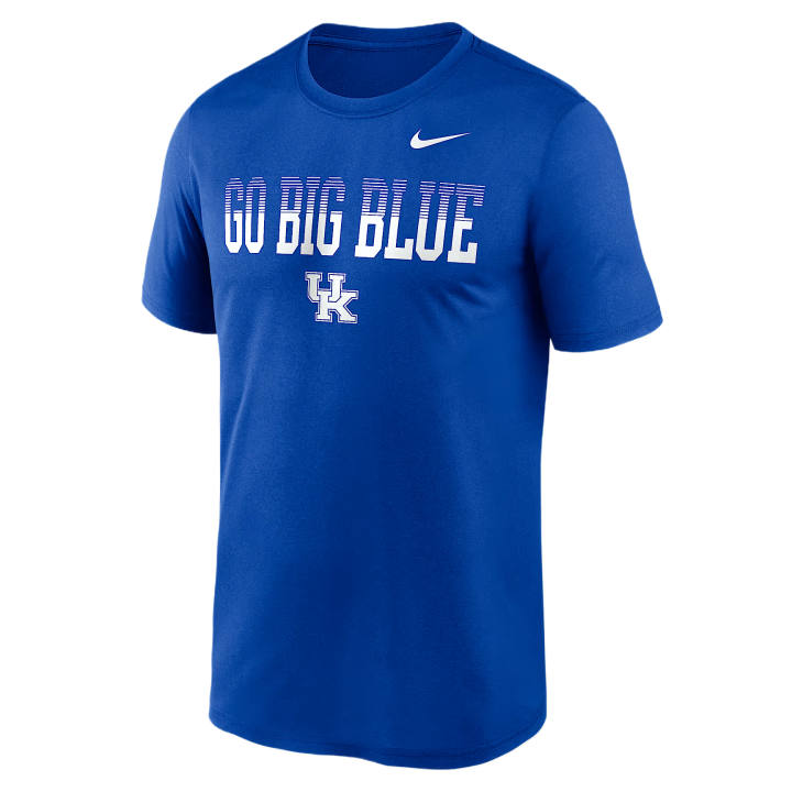 Nike Nike T Shirts Men's Royal Crew Neck Moderate