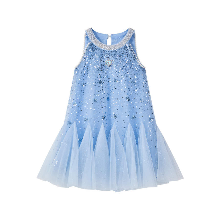 Disney Children's Dress Frozen 2026 Summer Blue Kids'