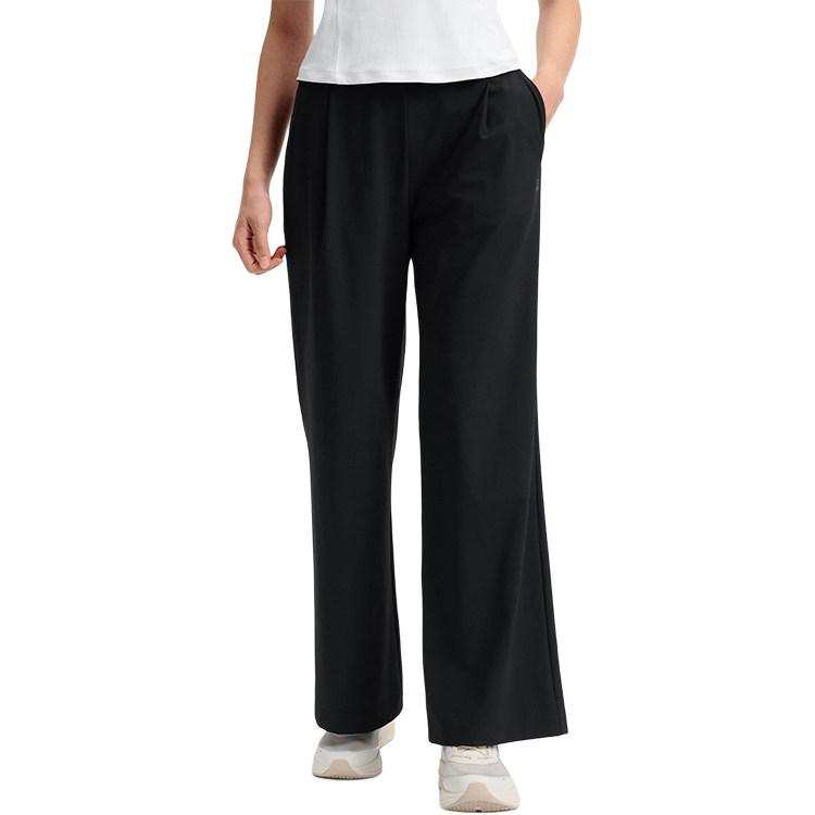 FILA Knitted Sweatpants Women's Pitch Black Moderate Flared Pants