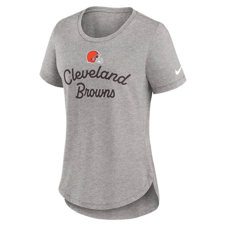Nike Nike NFL T Shirts Women's Gray Crew Neck Moderate