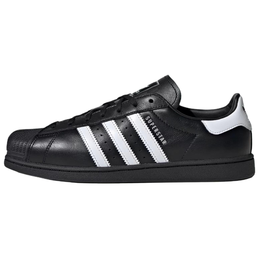Adidas Originals SUPERSTAR Skateboard Shoes Women's Low Top Black/White