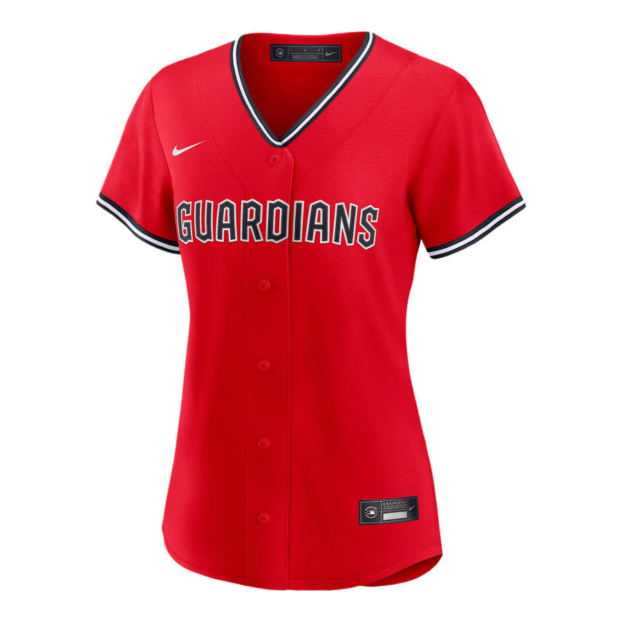 Nike Nike Cleveland Guardians Sportswear Women's Red V Neck Moderate