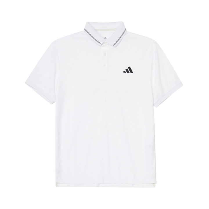 Adidas Adidas Golf Clothing Men's White Polo Collar Moderate