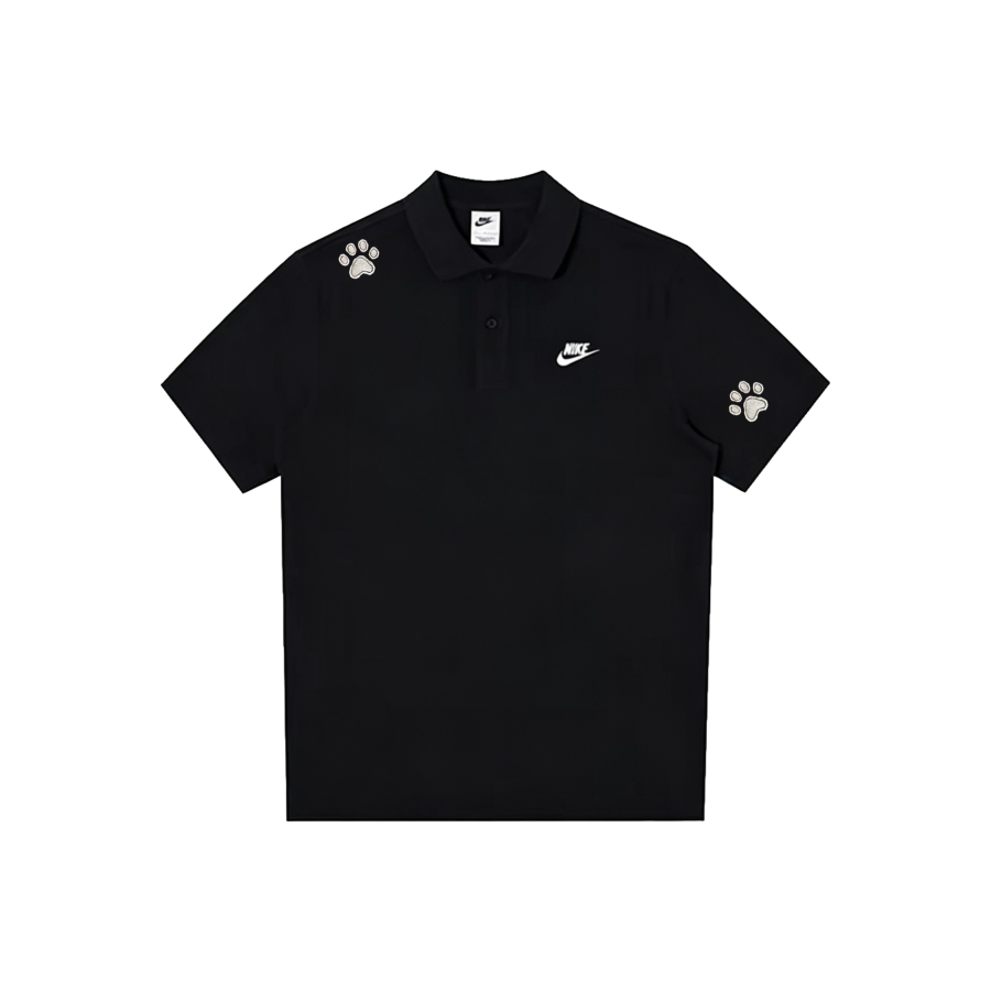 Nike Nike Sportswear Polo Shirts Men's Black Polo Collar Moderate Straight Fit