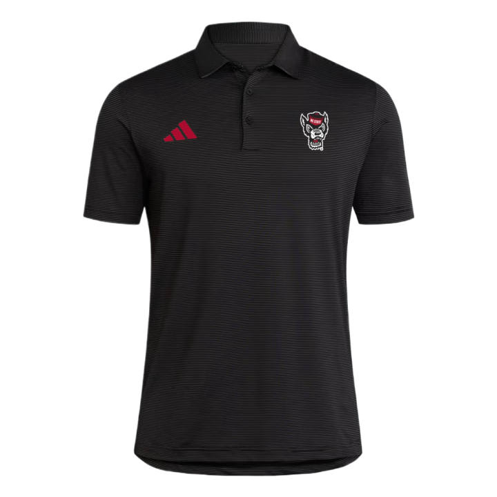 Adidas Adidas Polo Shirts Men's Black/Team Power Red Lapel Moderate