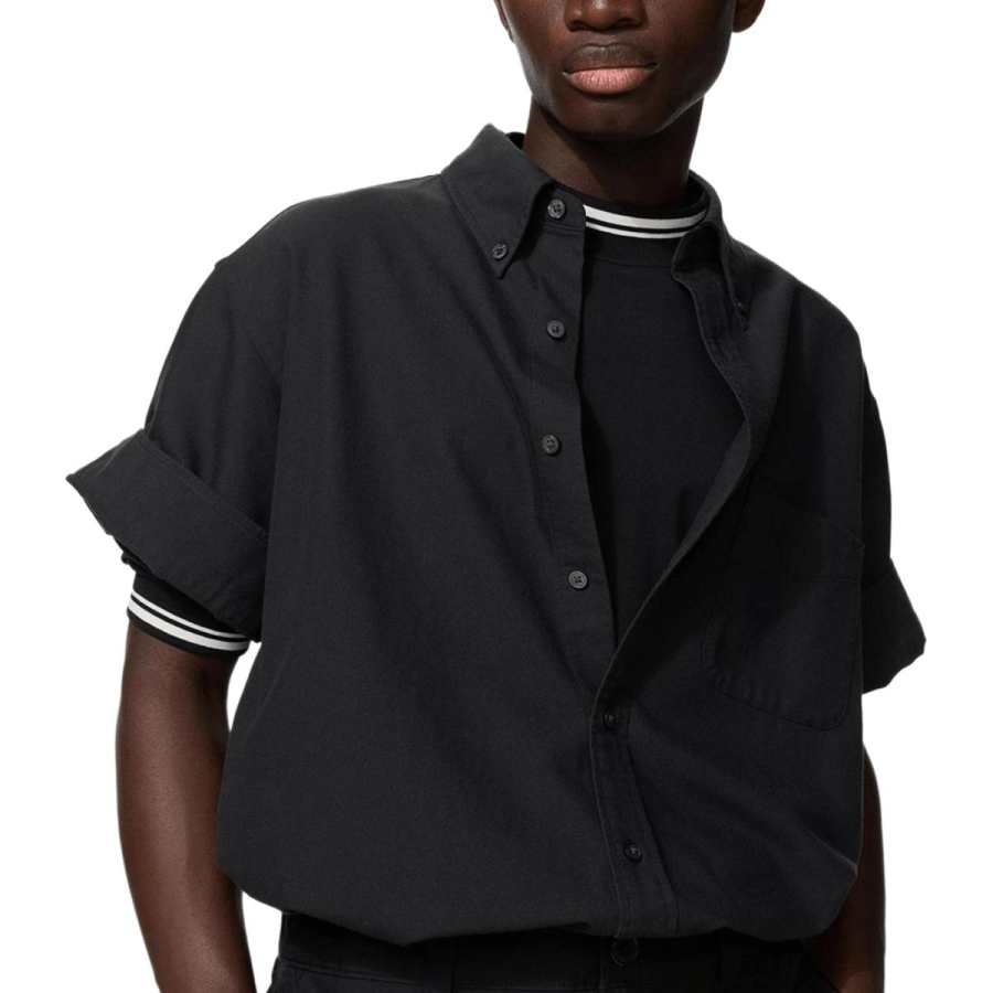 UNIQLO Francesco Risso Shirts Unisex Black Moderate