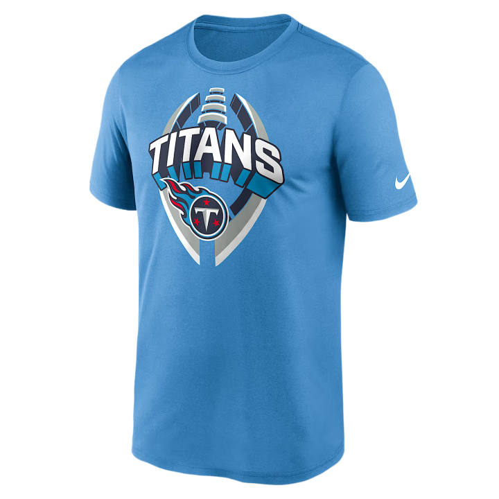 Nike Nike T Shirts Men's Light Blue Crew Neck Moderate