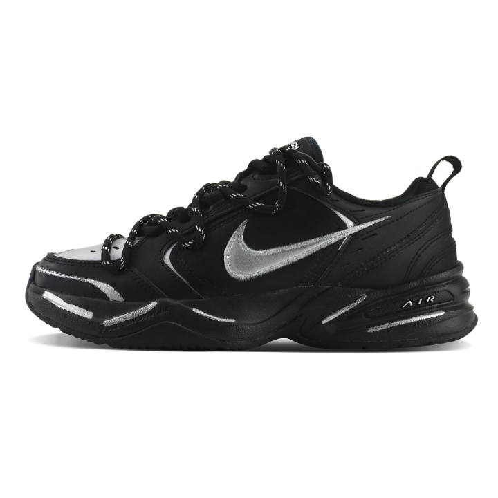 Nike Nike Air Monarch 4 Chunky Sneakers Unisex Low Top Black/Silver