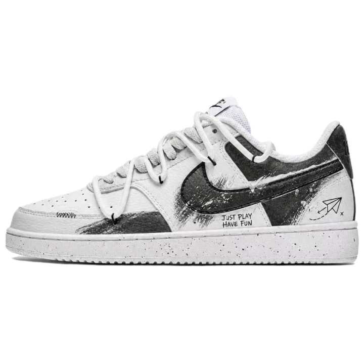 Nike Nike Court Vision 1 Skateboard Shoes Unisex Low Top White