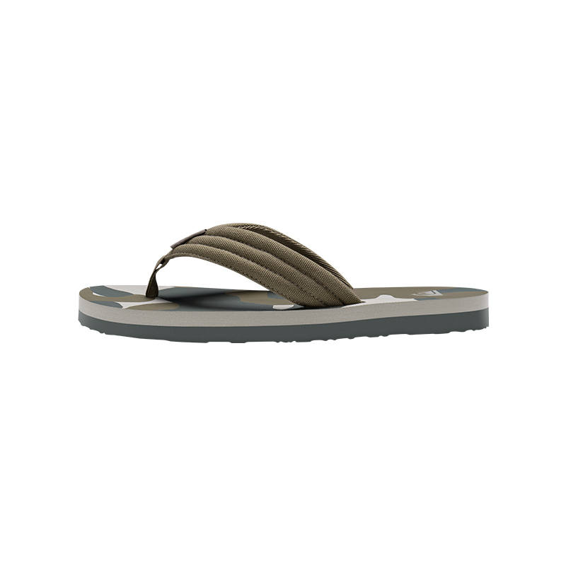 Quiksilver EVA Graffiti Slip Resistant Abrasion Resistant Flip Flops Unisex Green