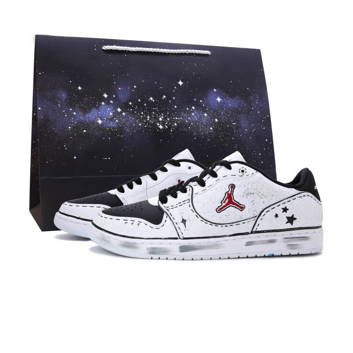 Jordan Jordan COURT CONNECT Skateboard Shoes Men's Low Top Black/White