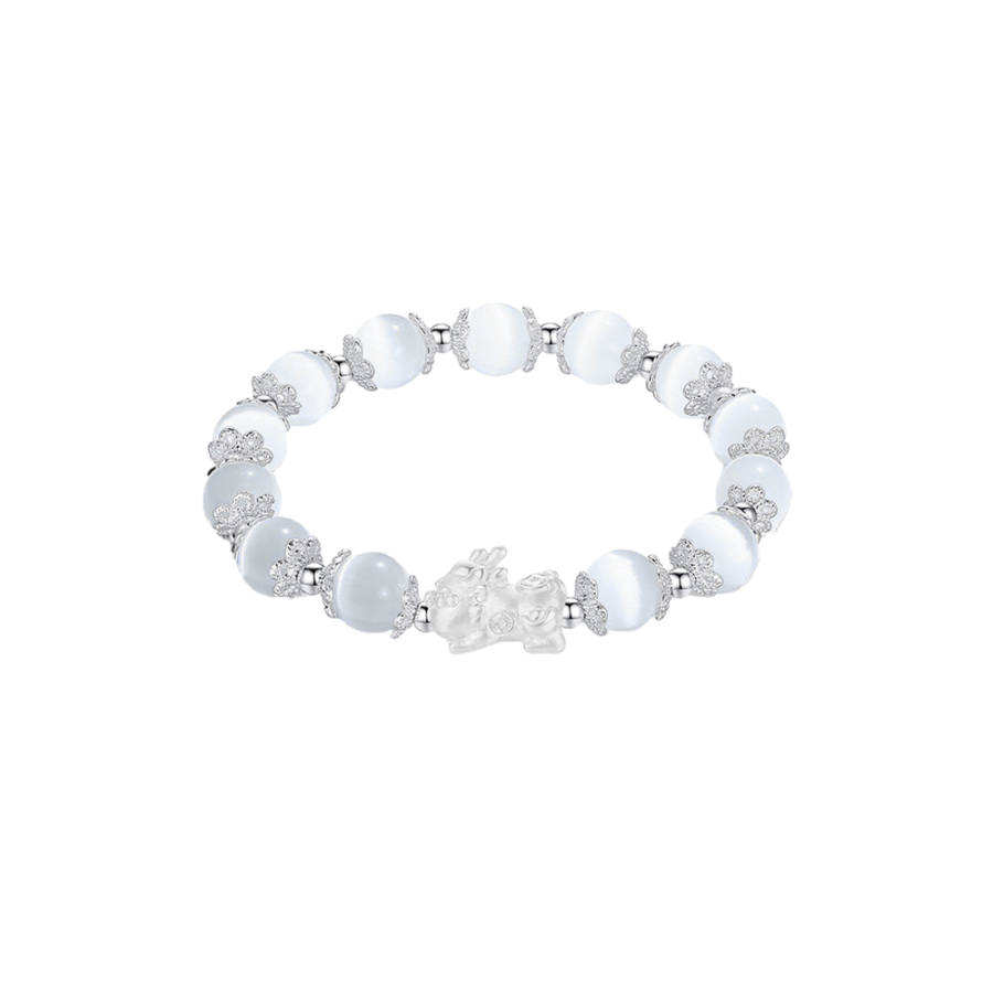 MISS TOOYA 999 Fine Silver Alloy Fabric Bracelets Unisex