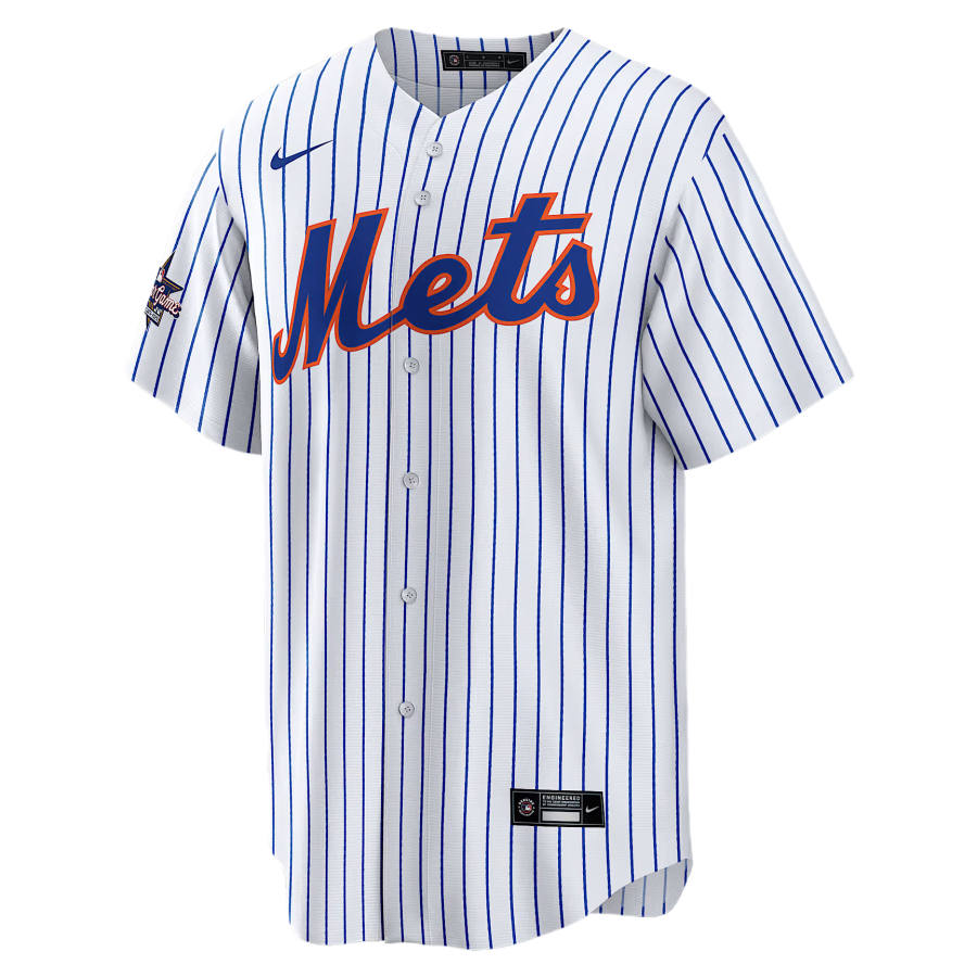 Nike Nike New York Mets Sportswear Men's White V Neck Moderate