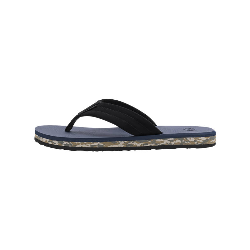 Quiksilver EVA Slip Resistant Abrasion Resistant Flip Flops Unisex Tranquil Blue