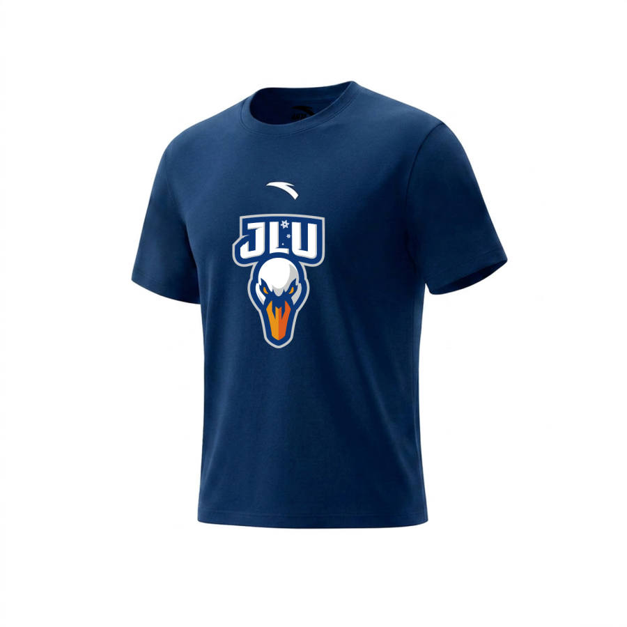 ANTA T Shirts Unisex Blue Crew Neck Moderate