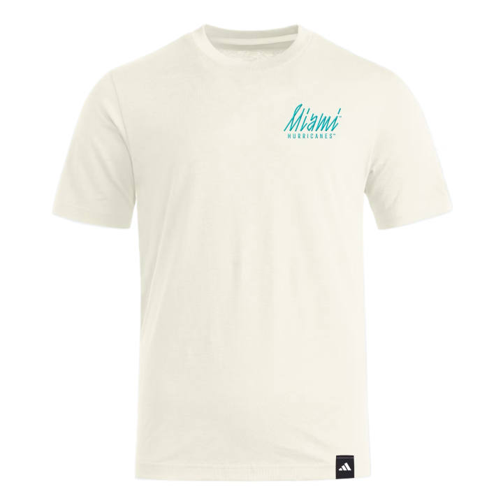 Adidas Adidas T Shirts Men's Ecru Crew Neck Moderate