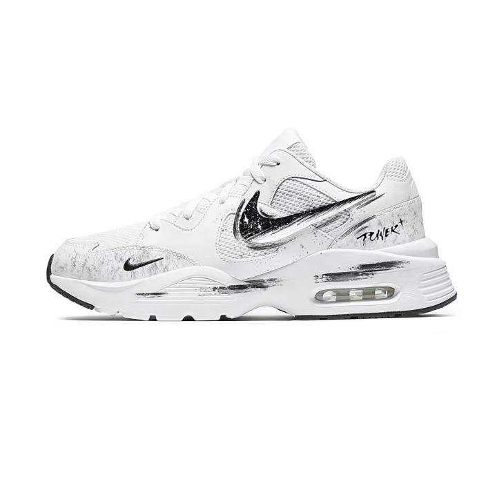Nike Nike Air Max Fusion Running Shoes Unisex Low Top White Black Gray Colorway
