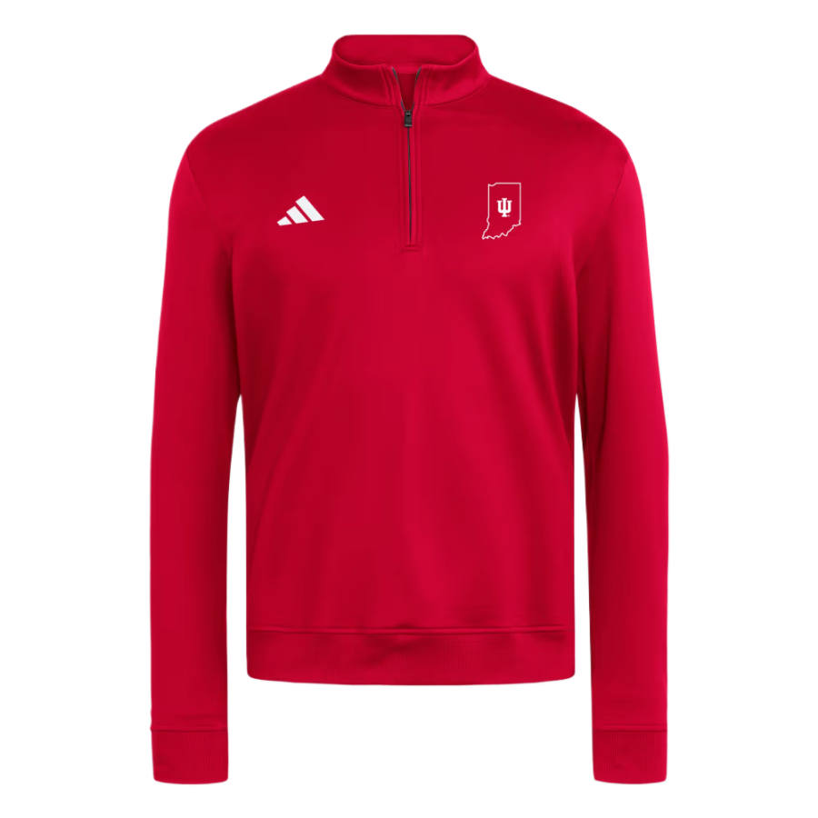 Adidas Adidas Ultimate365 Sweatshirts Men's Victory Team Red/White Stand Collar Moderate