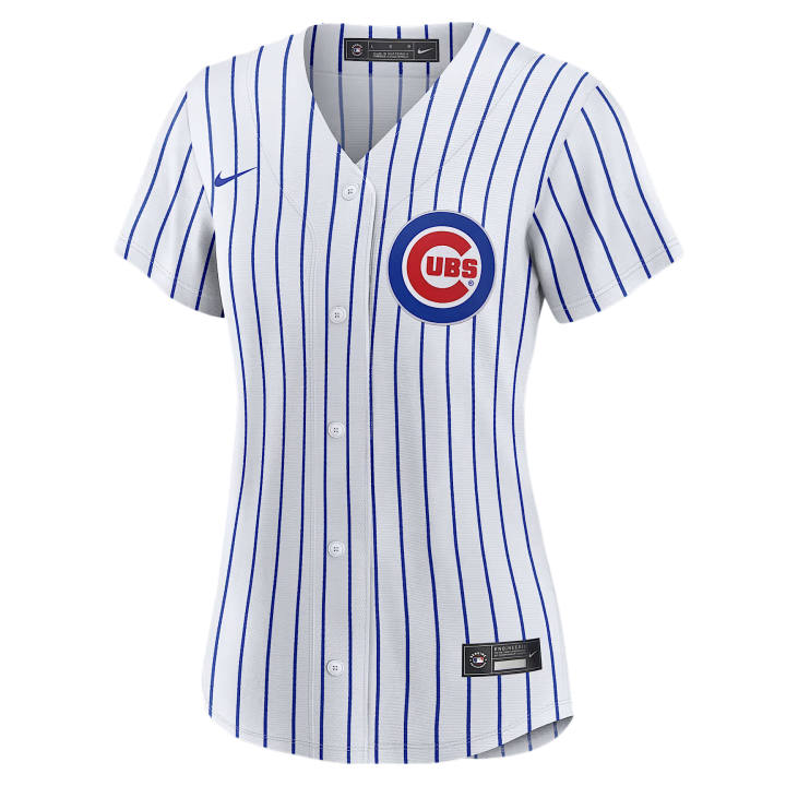 Nike Nike Chicago Cubs Sportswear Women's White V Neck Moderate