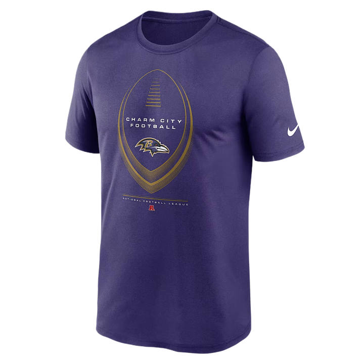 Nike Nike T Shirts Men's Purple Crew Neck Moderate