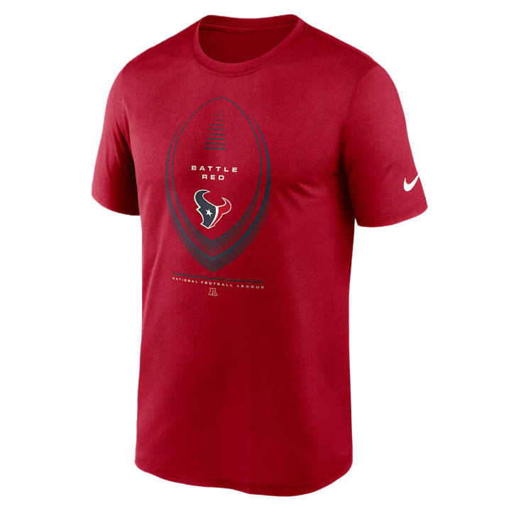 Nike Nike T Shirts Men's Red Crew Neck Moderate