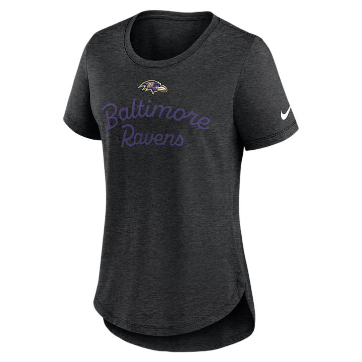 Nike Nike NFL T Shirts Women's Black Crew Neck Moderate