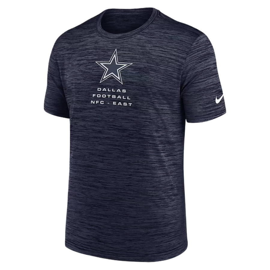 Nike Nike Dri Fit T Shirts Men's Marine Blue Crew Neck Moderate
