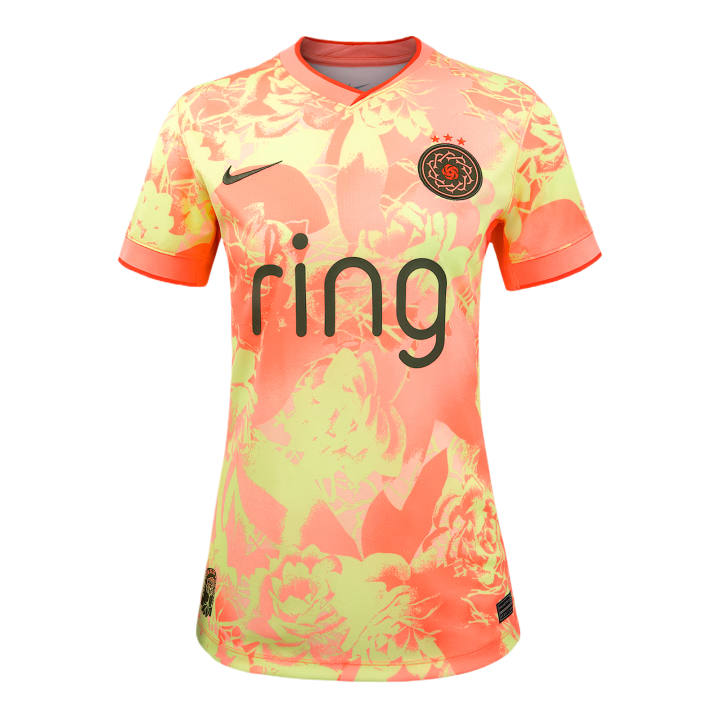 Nike Nike Soccer Jerseys Women's Orange V Neck Moderate