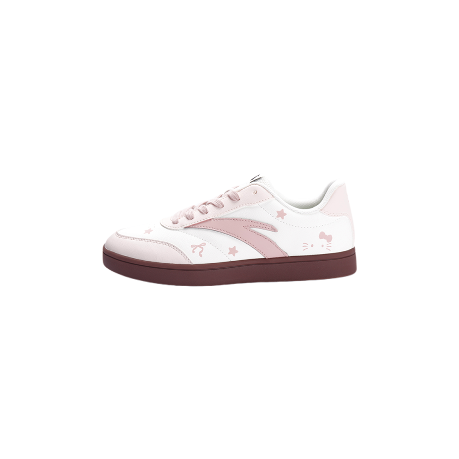 ANTA Active Skateboard Shoes Women's Low Top Pink/White