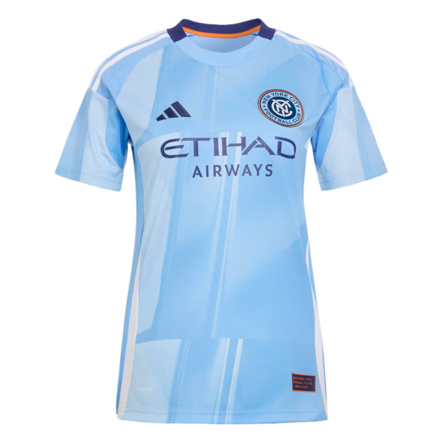 Adidas Adidas New York City FC Soccer Jerseys Women's Bahia Light Blue Crew Neck Moderate