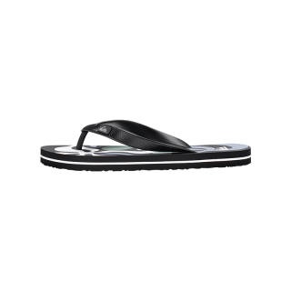 Quiksilver EVA Graffiti Slip Resistant Abrasion Resistant Flip Flops Unisex Camouflage Black
