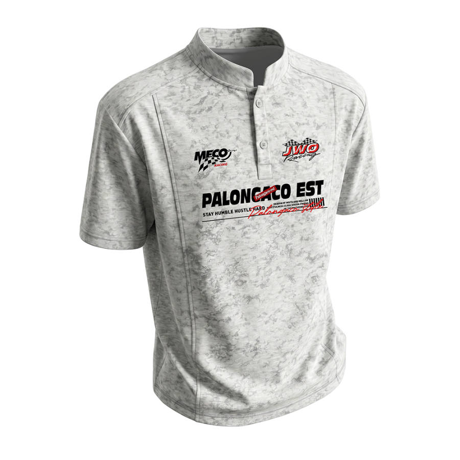 PAL ONGACO Polo Shirts Unisex Polo Collar Moderate Straight Fit