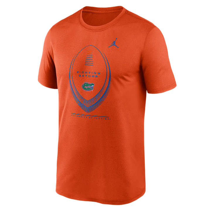 Nike Nike T Shirts Men's Orange Crew Neck Moderate