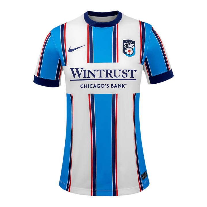 Nike Nike Soccer Jerseys Women's Blue Radiance Crew Neck Moderate