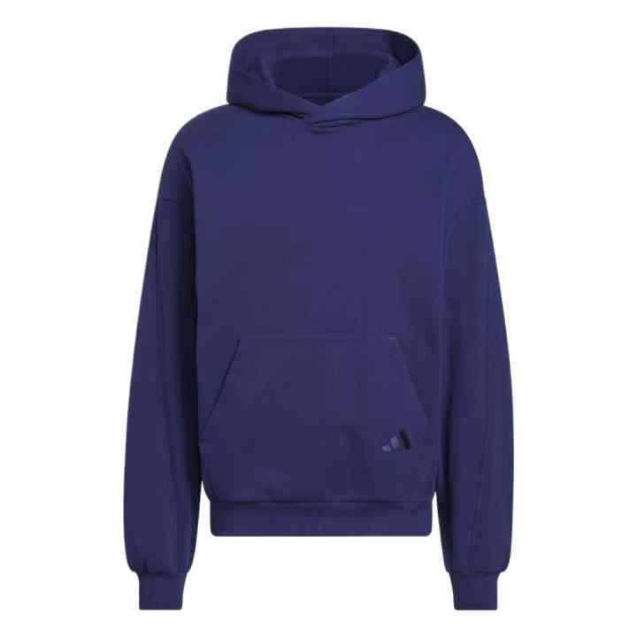 Adidas Adidas Sweatshirts Men's Dark Blue Hooded Non Detachable Moderate
