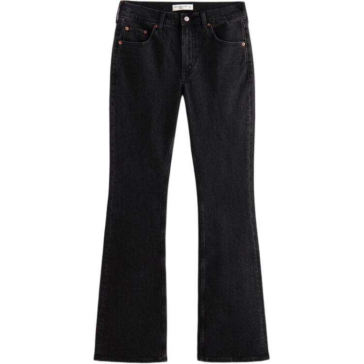 Abercrombie&Fitch Jeans Women's Black Moderate Flared Pants