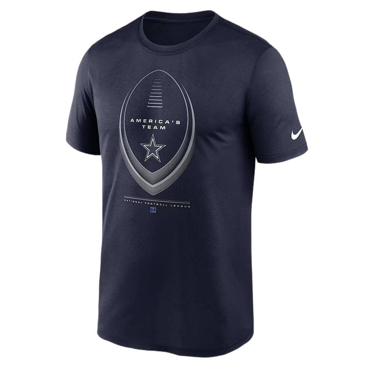 Nike Nike T Shirts Men's Marine Blue Crew Neck Moderate