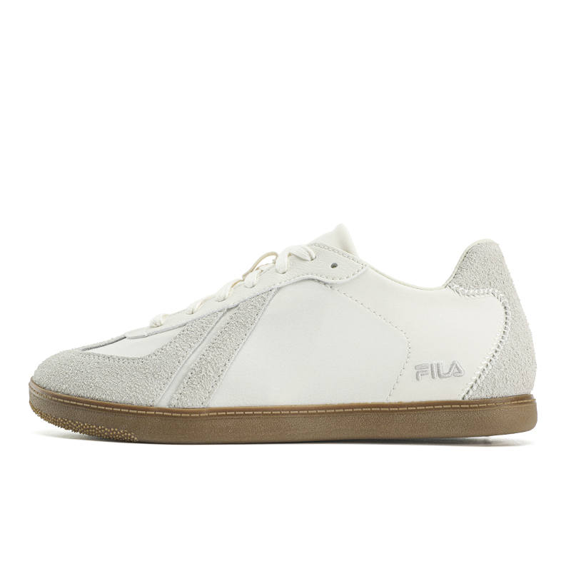FILA MASTERO German Army Trainers Women's Low Top Milk White