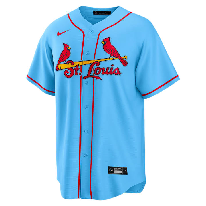 Nike Nike X MLB Sportswear Men's Light Blue Crew Neck Moderate