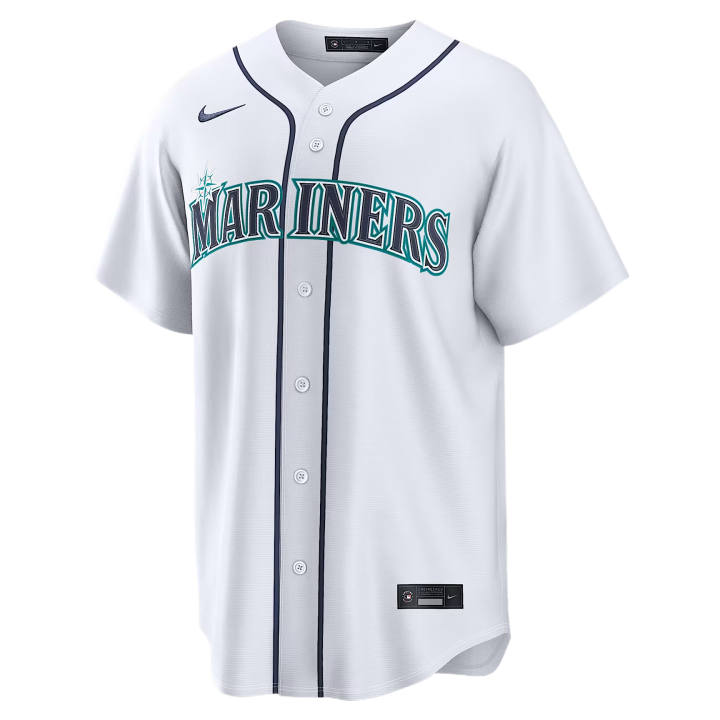 Nike Nike Seattle Mariners Sportswear Men's White V Neck Moderate