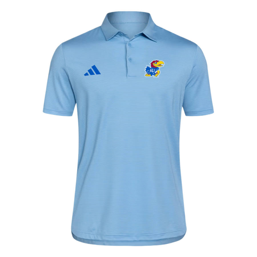 Adidas Adidas Polo Shirts Men's Light Blue Team Uniform/Preppy Royal Blue Polo Collar Moderate Straight Fit
