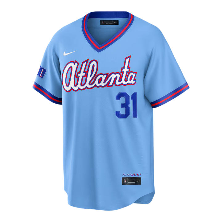Nike Nike X MLB Sportswear Men's Pink/Blue V Neck Moderate