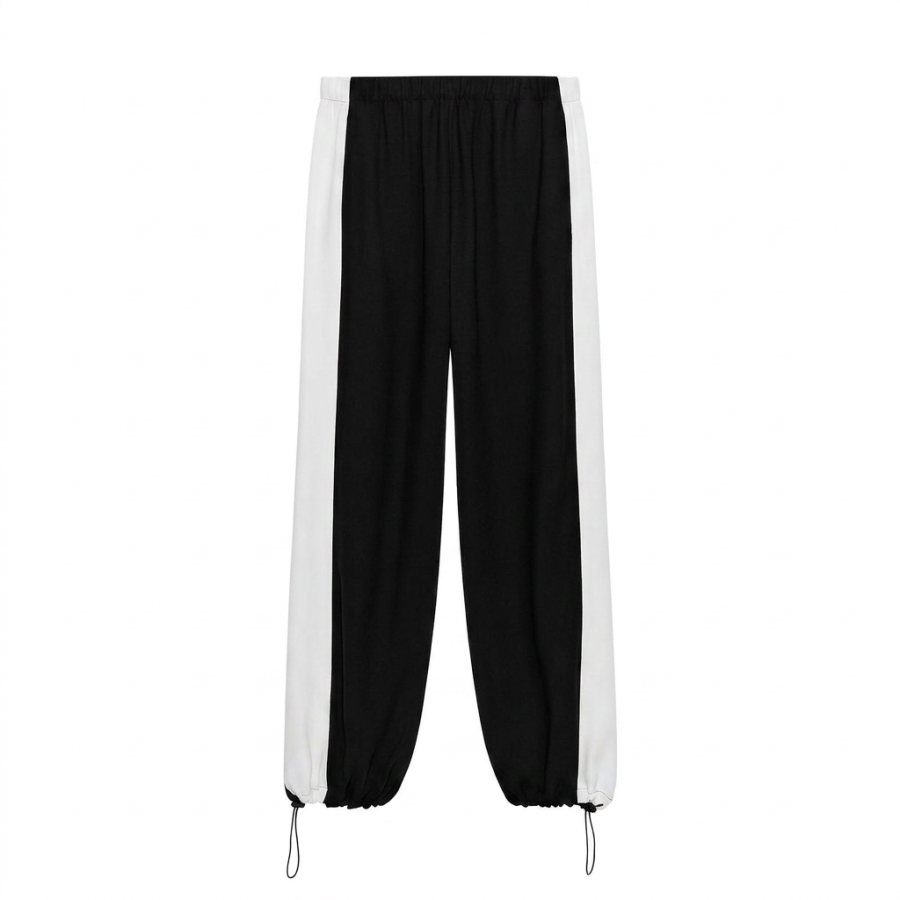 ZARA ZW Casual Pants Women's Black Moderate Cuffed Pants