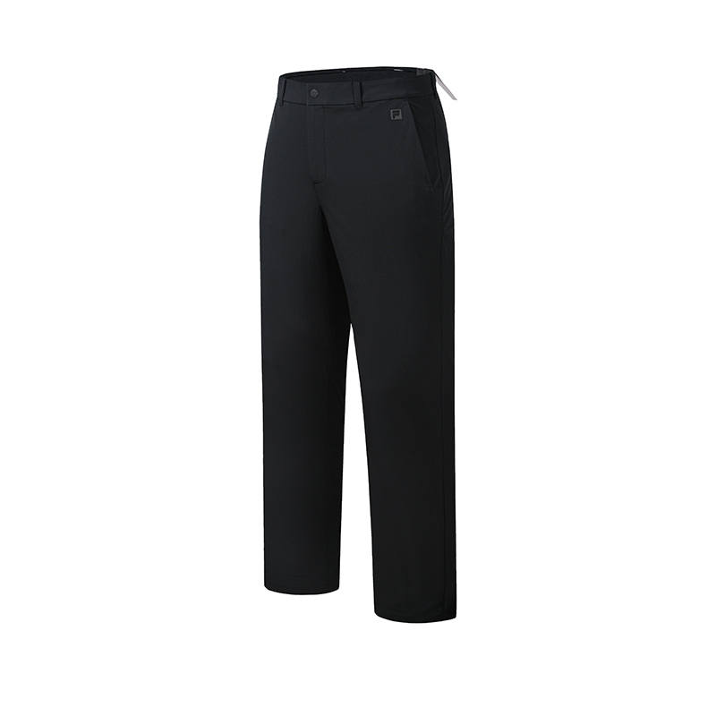 FILA Golf Casual Pants Men's Pitch Black Moderate Straight Fit Pants