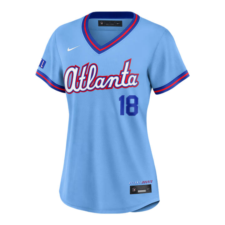 Nike Nike X MLB Sportswear Women's Pink/Blue V Neck Moderate