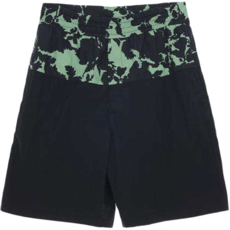 DRIES VAN NOTEN Casual Shorts Men's Black Moderate Wide Leg Pants