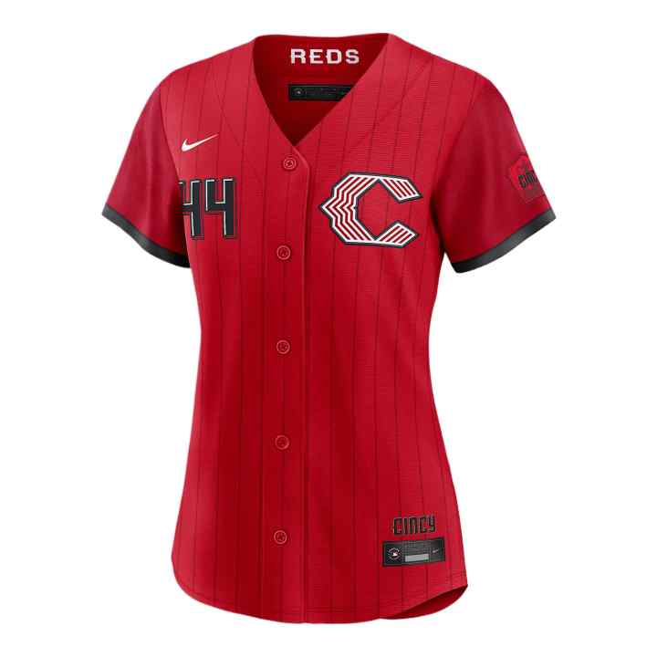 Nike Nike MLB Cincinnati Reds City Connect Sportswear Women's Red V Neck Moderate